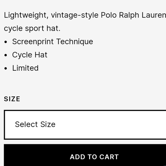 NWT Men's Ralph Lauren Polo Sport Cycling Cap - Picture 12 of 12